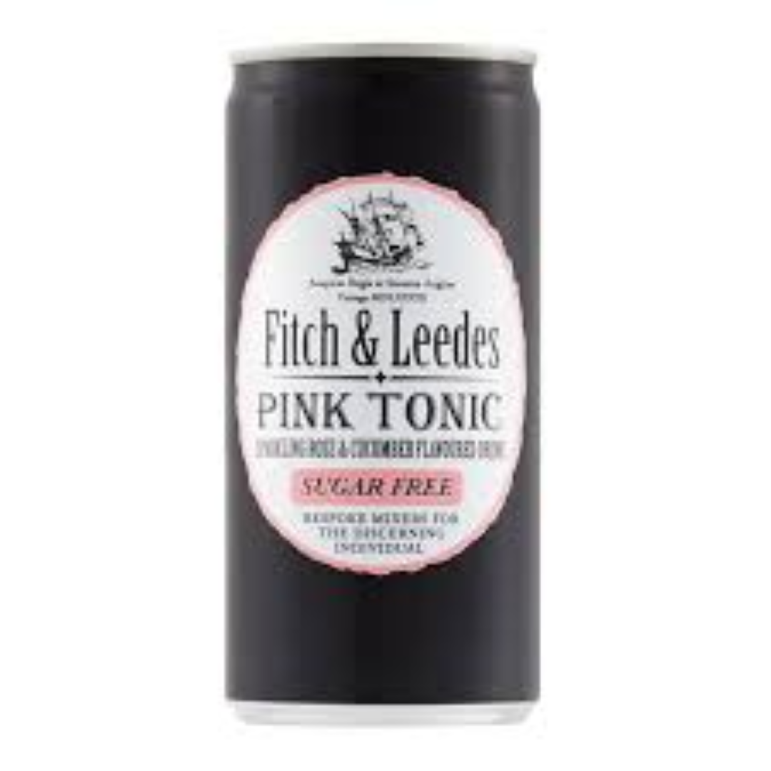 FITCH & LEEDES CAN PINK TONIC S/FREE 200ML